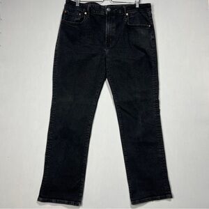 American Eagle Airflex+ Women’s Black Straight-Leg Jeans Size 38x32